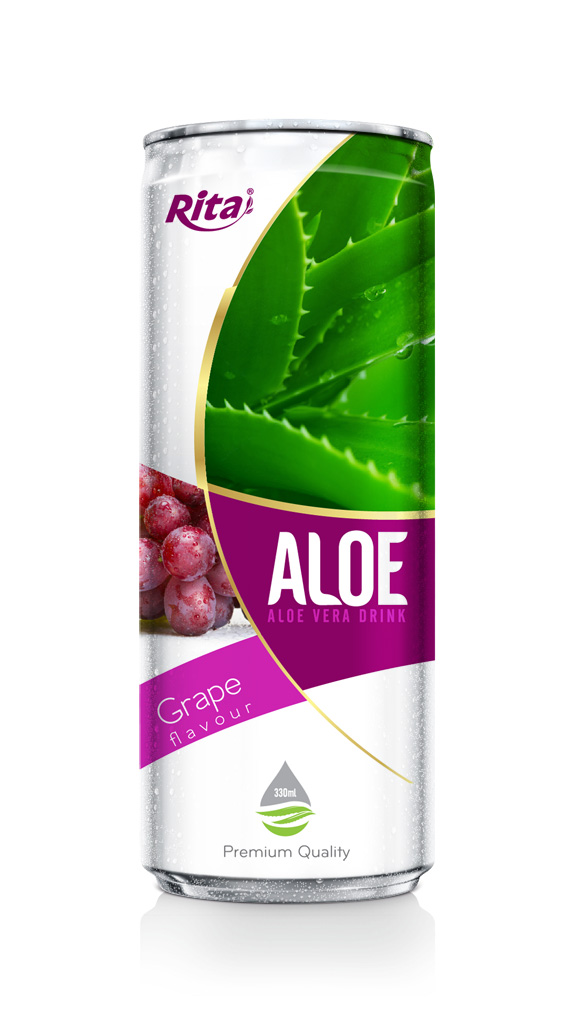 330ml Grape Flavor Aloe Vera Drink